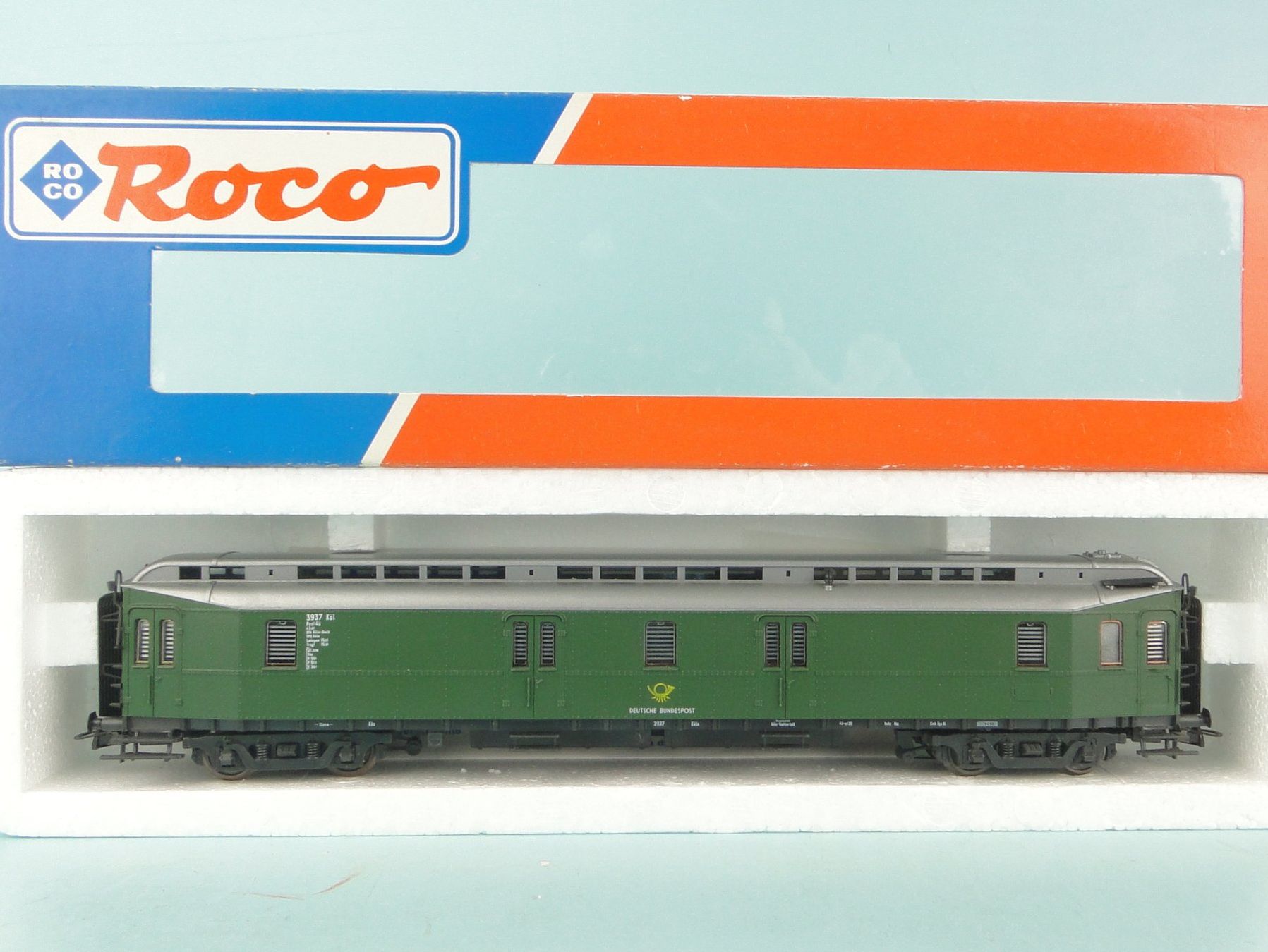 Roco Modellini di ferrovie: Roco 44454 H0 Hecht Bahnpostwagen – Usato da Bülach venduto da cann11 6
