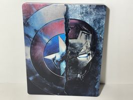 Captain America 3 - Civil War Blu Ray Steelbook 3D