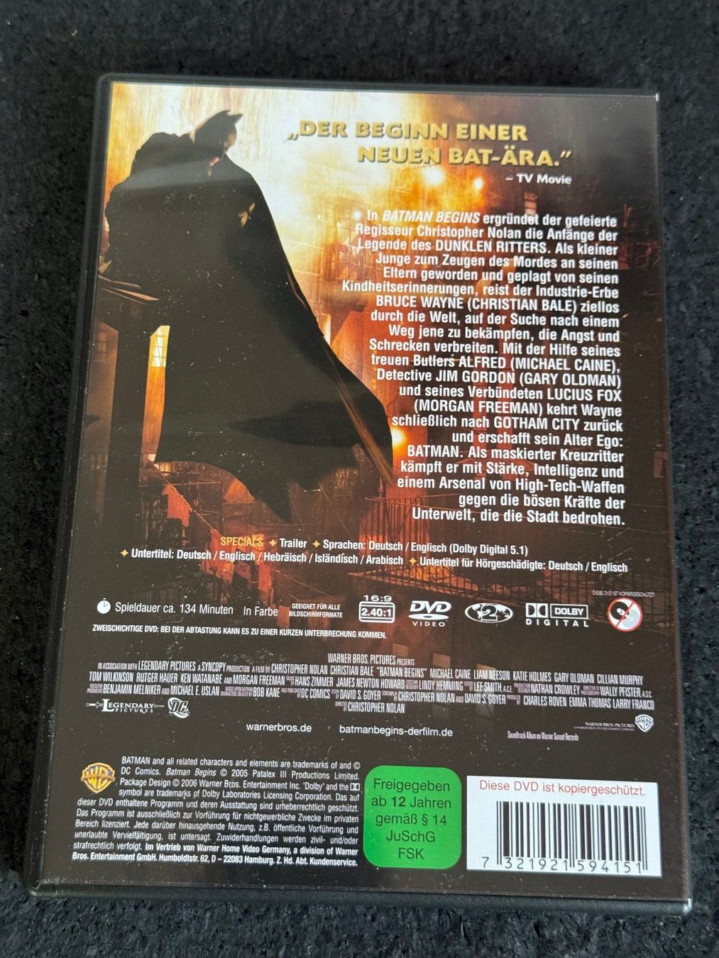 Tutti i DVDs: Batman Begins DVD DE/EN – Usato da Fribourg venduto da tschjoly 1