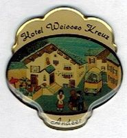 Hotel Weisses Kreuz Andeer mit Postauto