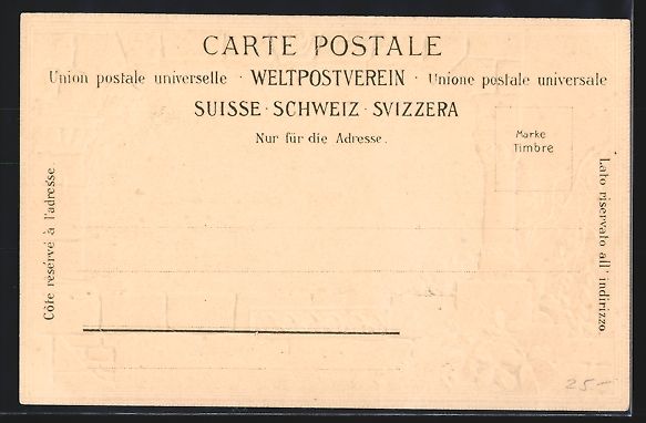 Cartoline postali: Passepartout-Lithographie Luzern, Blick  – Usato da Berlin venduto da bartko-reher 1