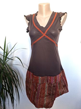 Top long marron  – Promod – Taille S