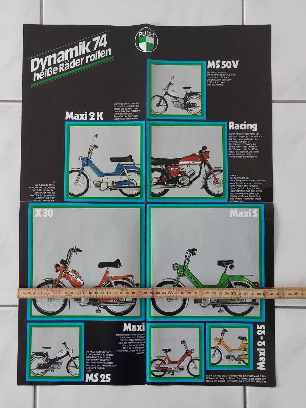 Puch Mofas: Prospekt Mofa Puch Dynamik 74 – Gebraucht aus Schenkon von TG10 1