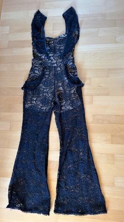 Elegant Black Lace Jumpsuit 