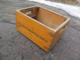 Alte rare Felschlöschen Holz Bierharasse Bierkiste