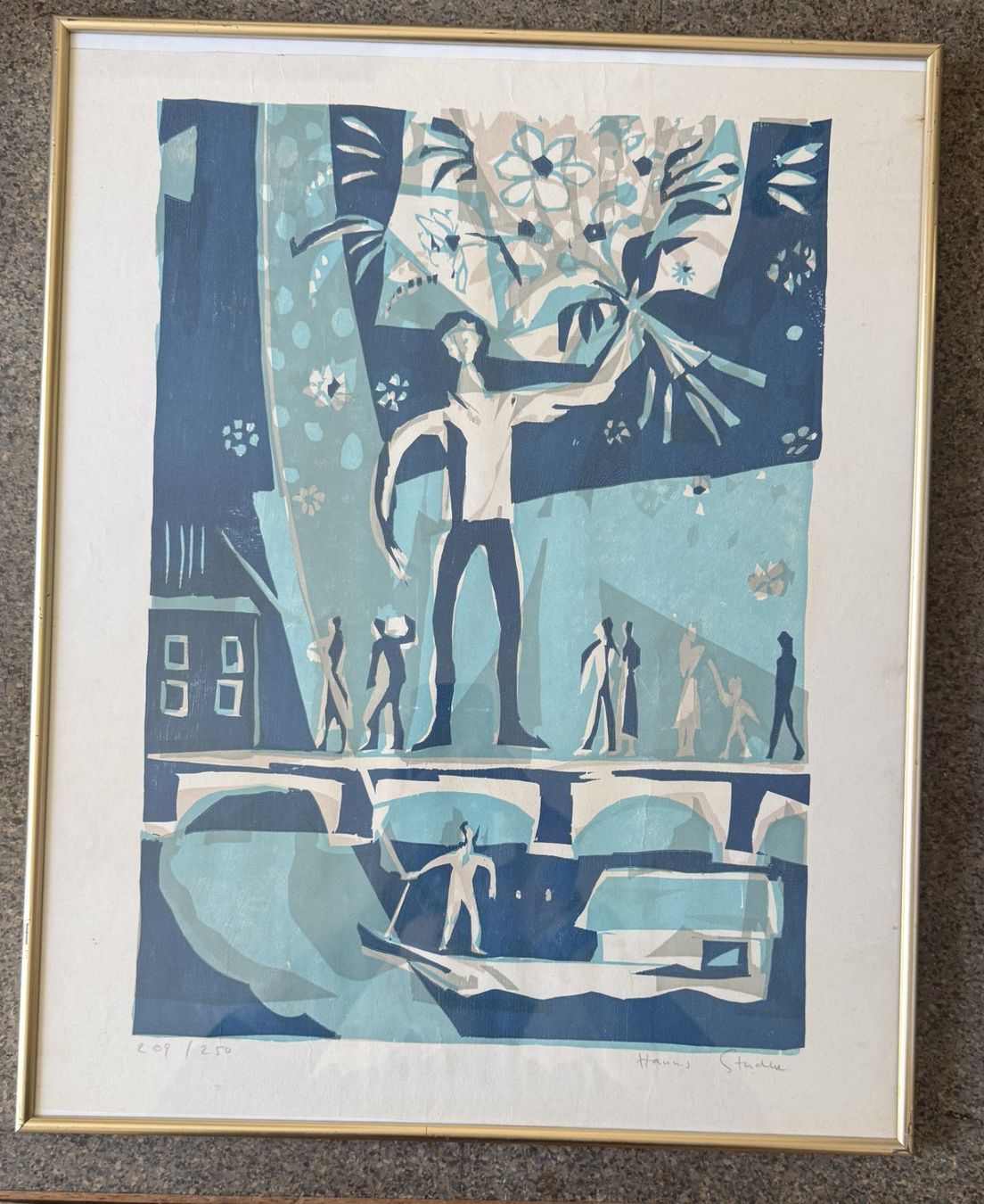 Grafica & Litografie: Lithographie von Hans Studer ab 1 Fr ! – Usato da Basel venduto da Meisenvogelnest