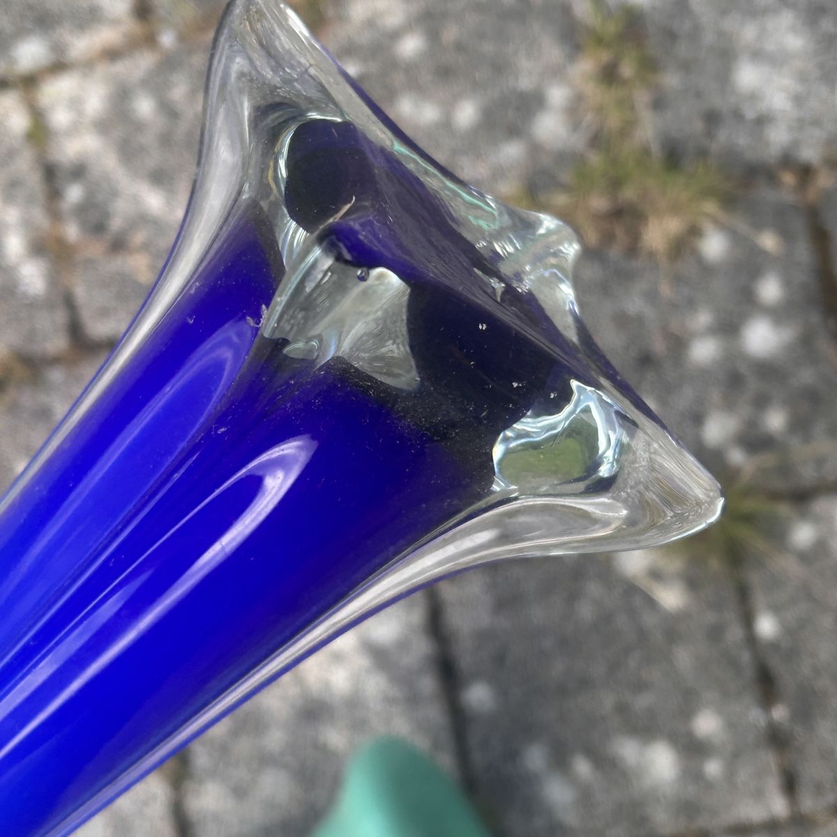 Vasi & Recipienti: 3 grosse dünne Vasen blau/ grün – Usato da Laufen venduto da belleskulptur 5
