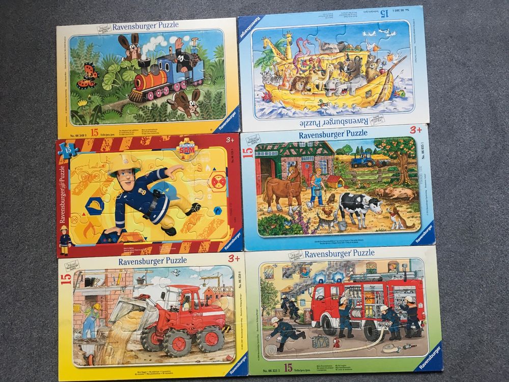 6 Puzzle für Kinder ab 3 Jahren | Kaufen auf Ricardo