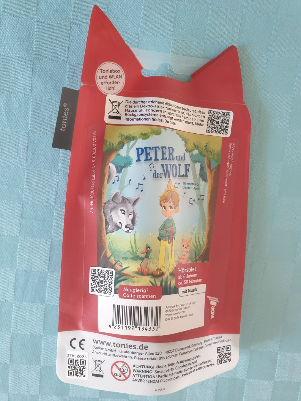 Audiolibri: PETER und der WOLF Daniel Hope Tonie Figur – Nuovo (secondo la descrizione) da Mörschwil venduto da spirspi 1