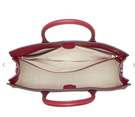 Michael Kors Handtasche dunkelrot Leder mit Schultergurt. 