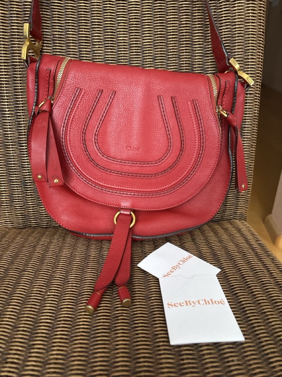 Chloé Borse da donna: Original Chloe large marcie kirschrot – Usato da Pratteln venduto da sab_whk9