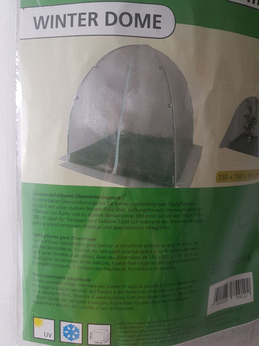 Casette da giardino & serre: Überwinterungszelt "Winter Dome" – Usato da Kappel SO venduto da SebsPlants 8