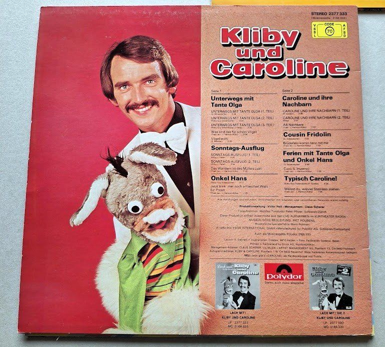 Dischi in vinile: 3 Langspielplatten von Klibi und Caroline – Usato da Alpnach Dorf venduto da MZ001 3