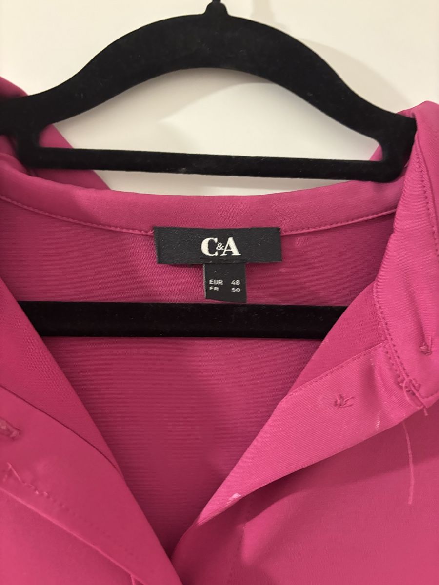 C&A Blusen: C&A chemise rose taille 48 – Gebraucht aus Prilly von hei_5q56 1