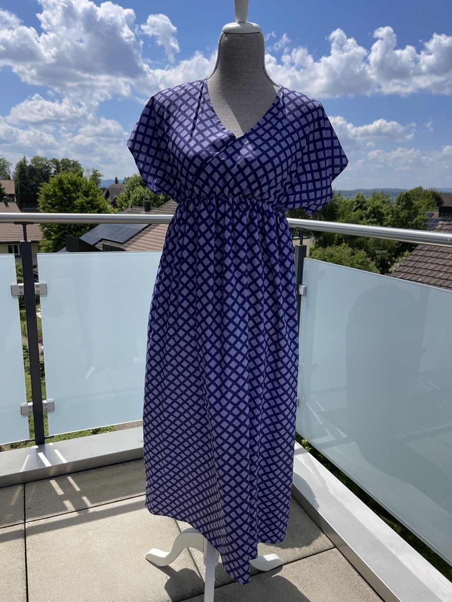Vestiti: Maxikleid Sommer-Vibes in Violett – Usato da Winkel venduto da Glamour-Style 4