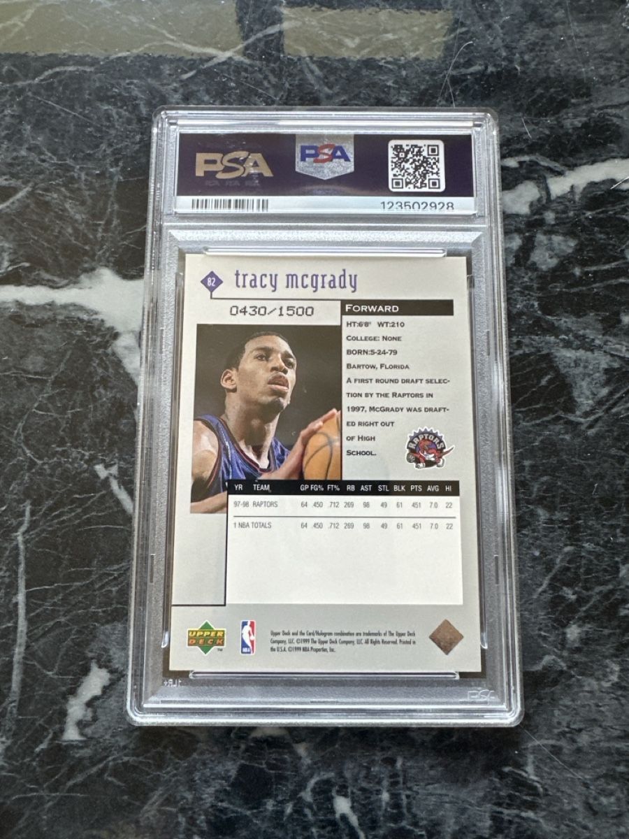 Nba Carte collezionabili: 1998 Upper Deck Tracy McGrady Black Diamond slab – Usato da Affoltern am Albis venduto da mr_choppa 1