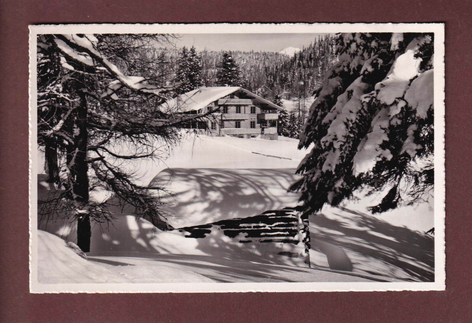 Cartoline postali: DAVOS-WOLFGANG - Blaukreuz-Heim – Usato da Pully venduto da nicecards-shop