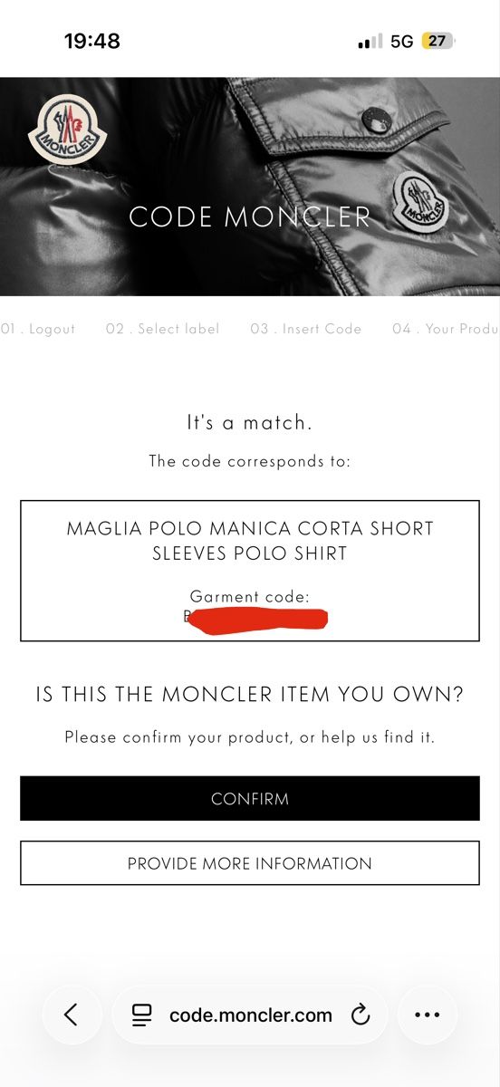 Magliette Polo: Polo Moncler  – Usato da Sierre venduto da OCNL 9