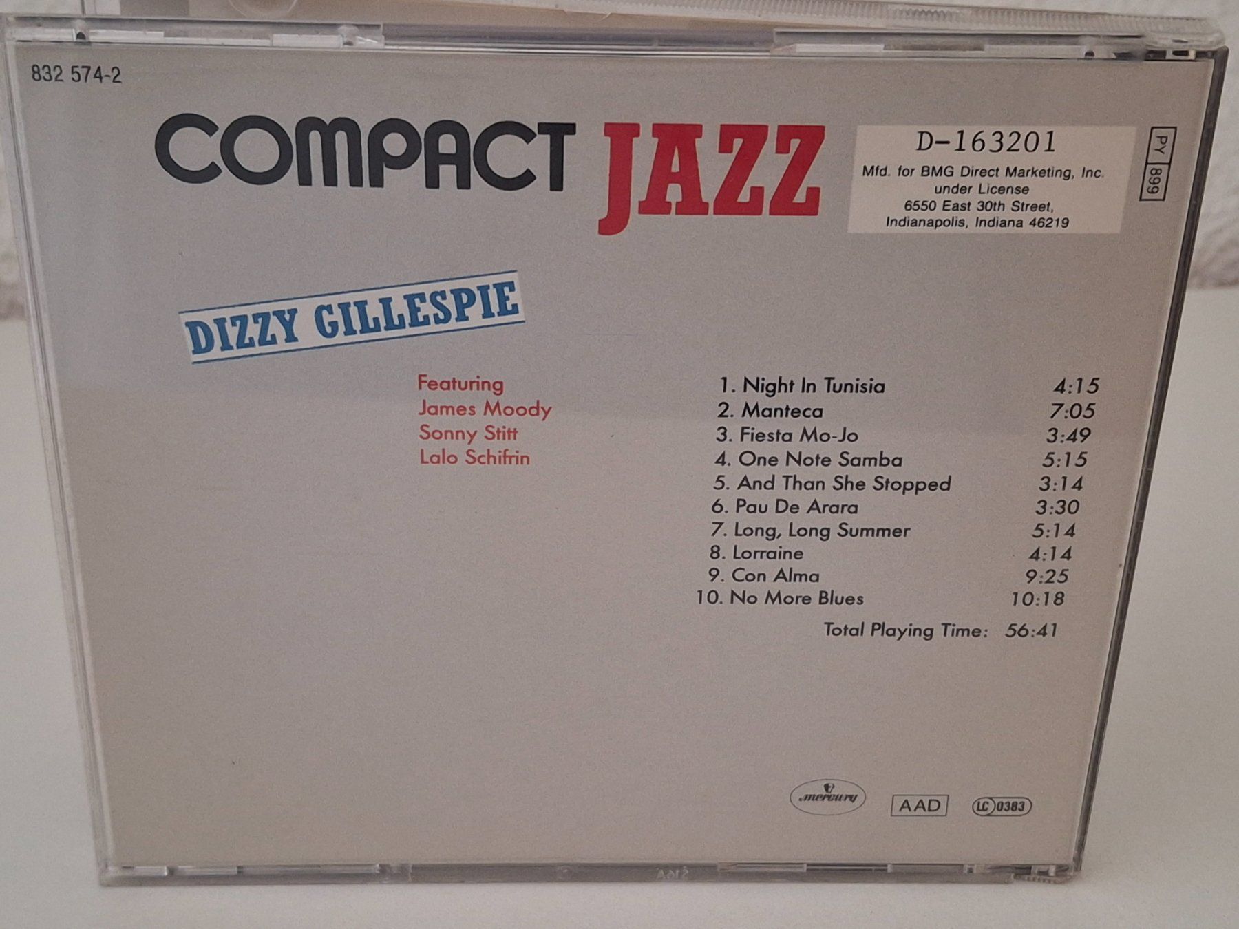 CDs: CD Dizzy Gillespie-  Compact Jazz – D'occasion à Aarberg par Jackup1 1