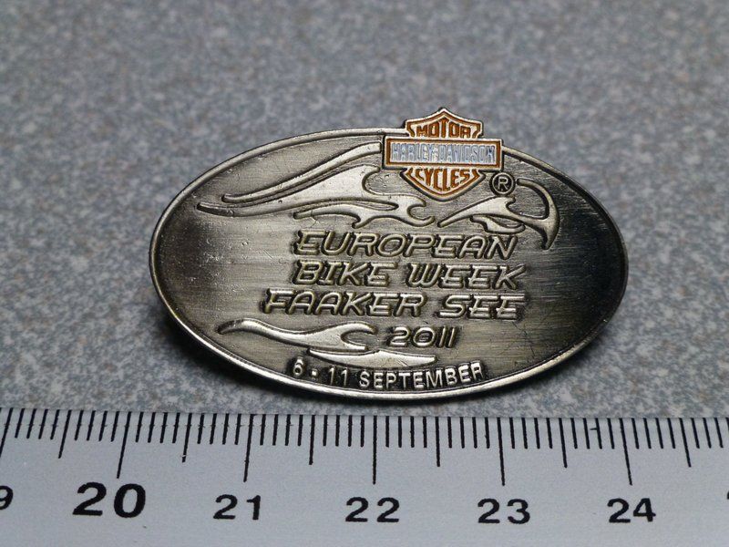 Placchette & Badge: PIN PINS HARLEY DAVIDSON HOG ABZEICHEN CHAPTER – Usato da Gränichen venduto da Jumbo77