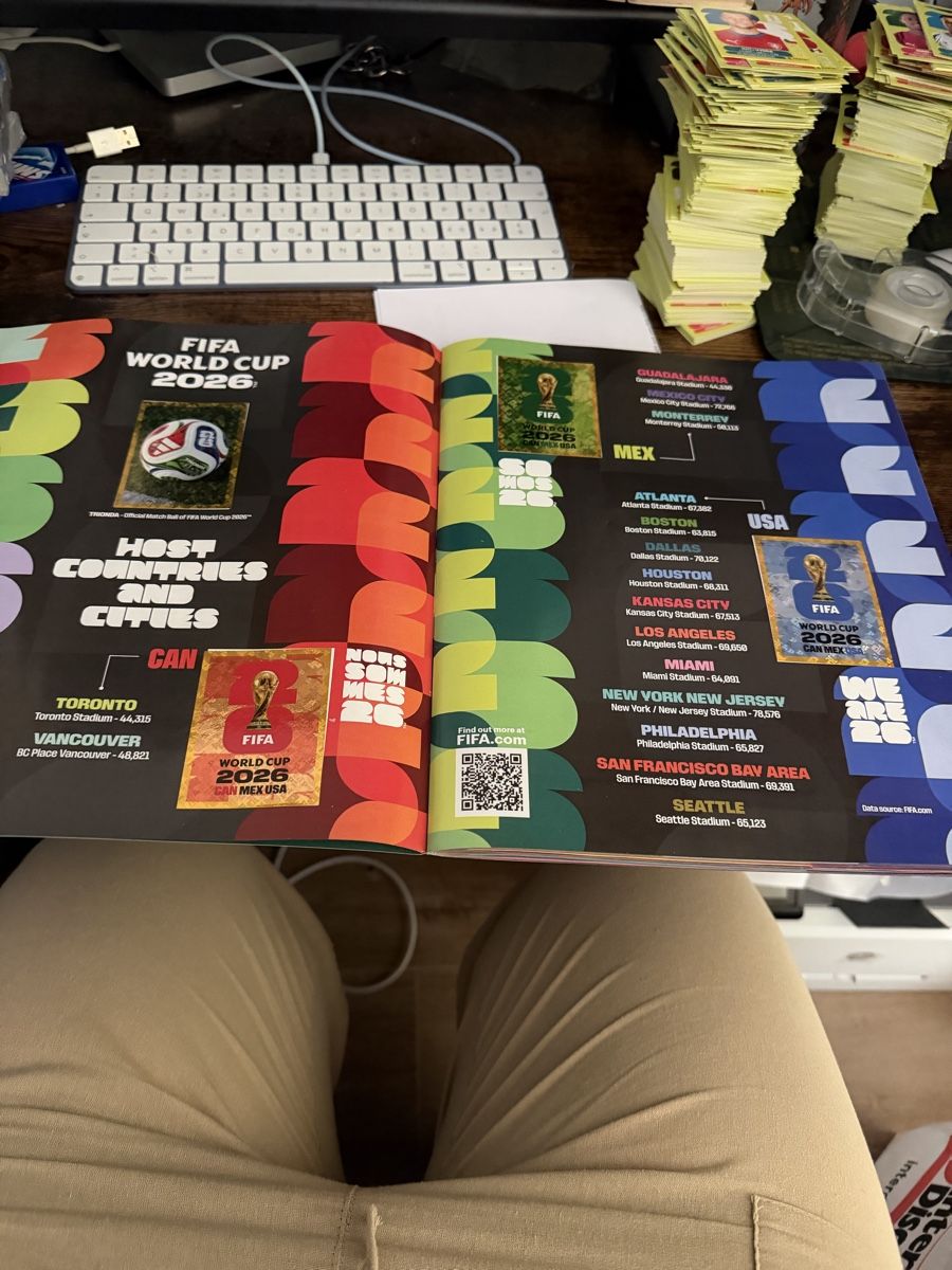 Panini Album: Album mondiali 2026 completo – Usato da Pregassona venduto da JJones79 2