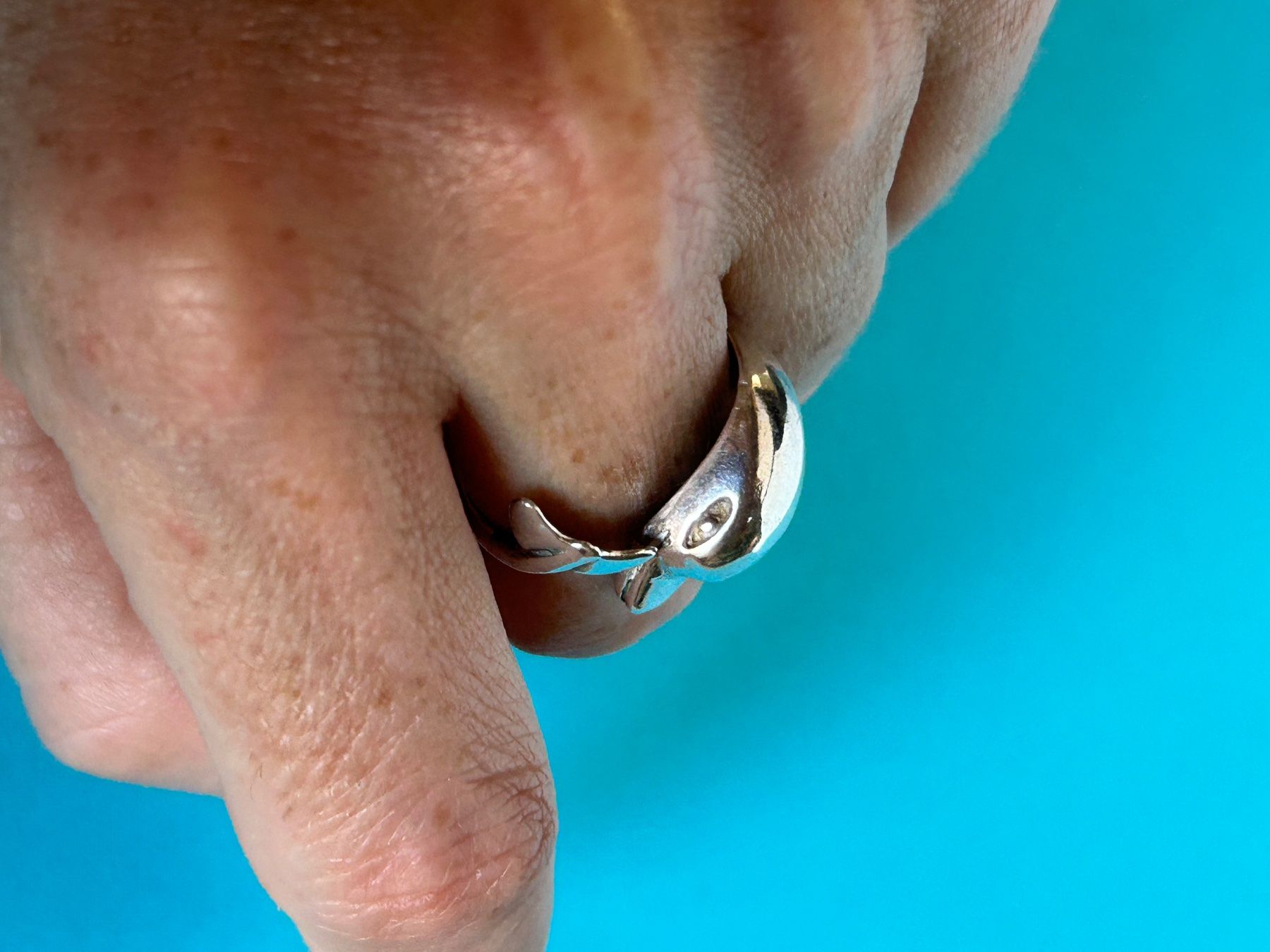 Anelli: Delphin-Ring Silber (57) – Usato da Dittingen venduto da Bijoubelle 3