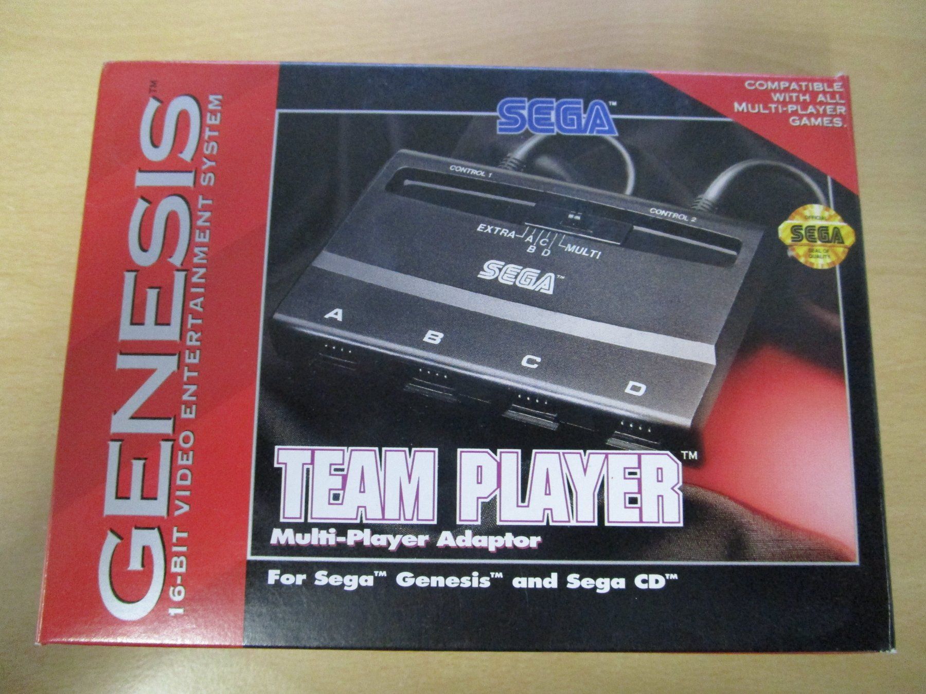 Sega Giochi: Sega Mega Drive Team Player Multiplayer Adapter Neuware SMD – Nuovo e nell'imballaggio originale da Goldau venduto da agestuffer