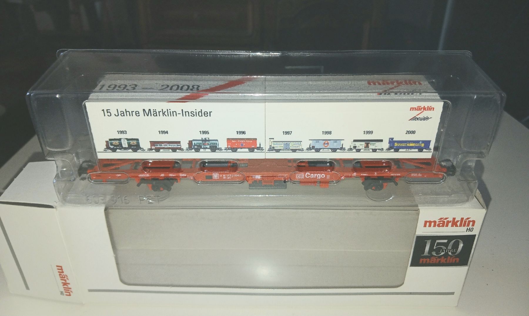 Märklin Modellini di ferrovie: Märklin H0, Wagon spécial "15 ans Insider" DB "Comme neuf " – Nuovo (secondo la descrizione) da Moutier venduto da 2CC2.3402 2