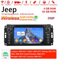 6.2 Zoll Android 13.0 Autoradio Für Jeep Wrangler Compass