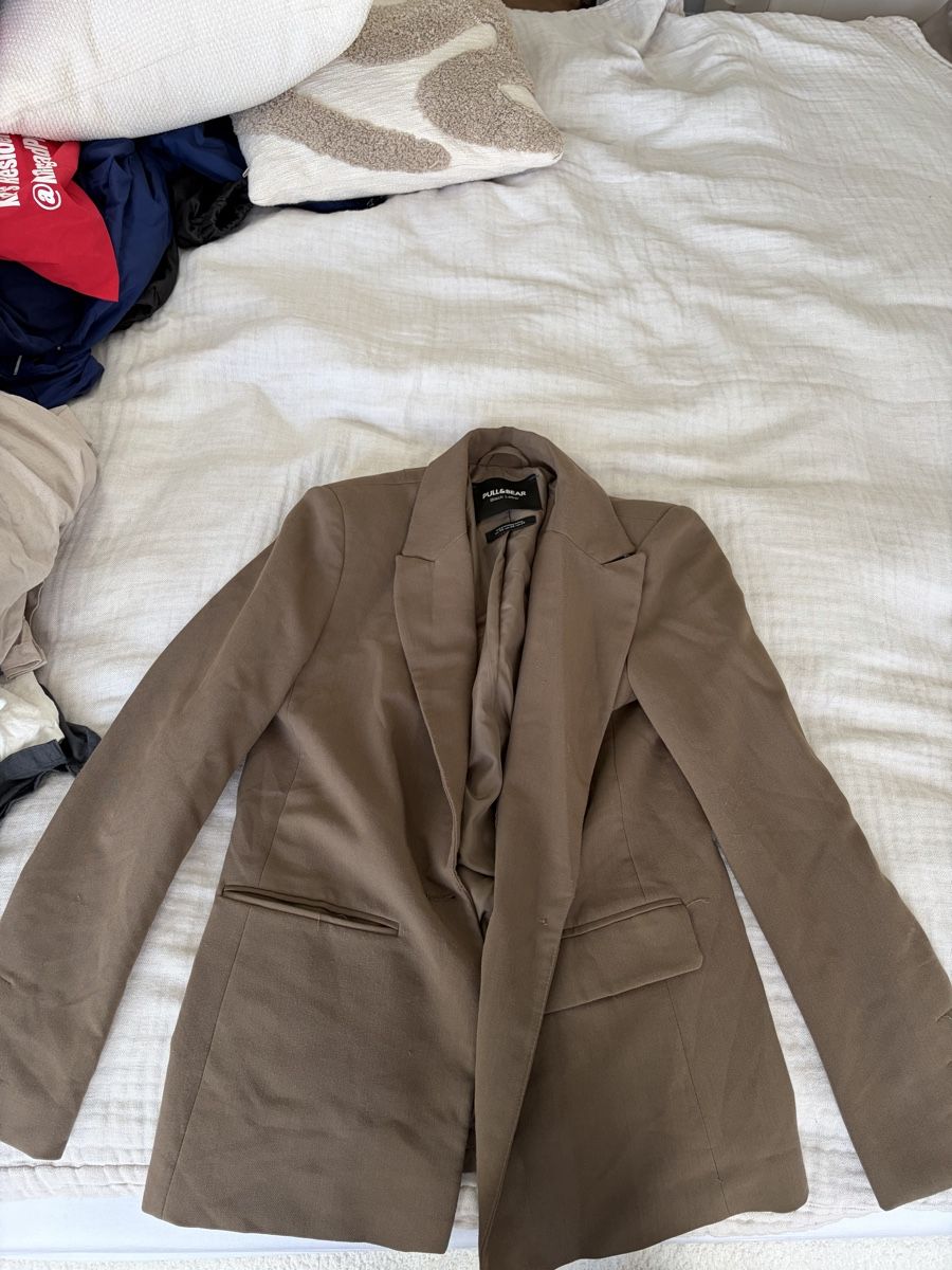 Pull&Bear Vestes: Pull&Bear brown blazer – D'occasion à Pully par ari_78pk 4