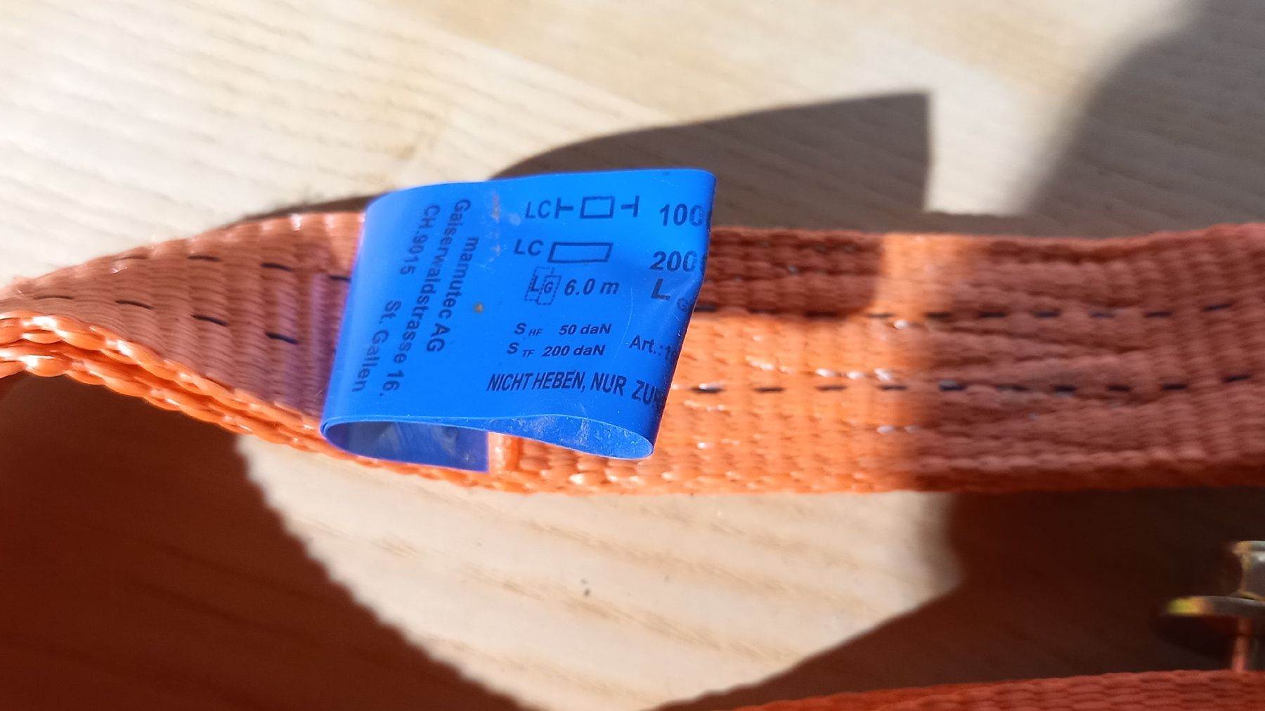 Bindegeräte: grossesSpannset Spanngurt Orange-Line 6m – Gebraucht aus St. Gallen von Bir_Rer 1