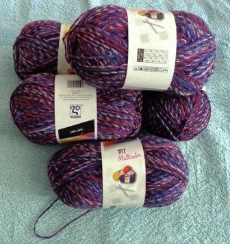 Lana: 500 Gr.  Hit Multicolor acryl soft lila – Nuovo (secondo la descrizione) da Basel venduto da Happybaer