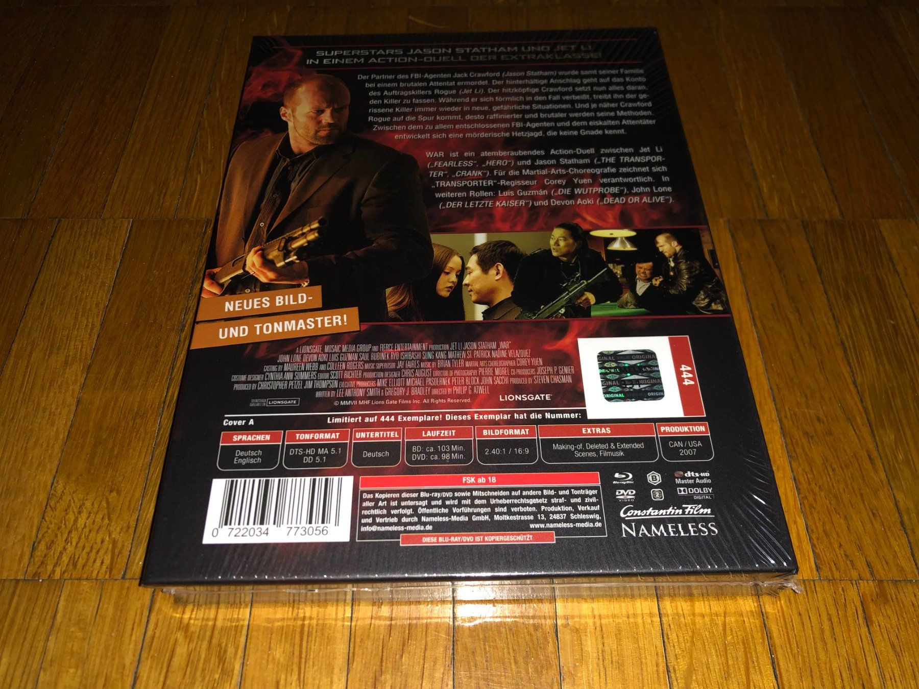 Alle DVDs: War - MEDIABOOK - A - UNCUT – Neu und originalverpackt aus Basel von havsok 1