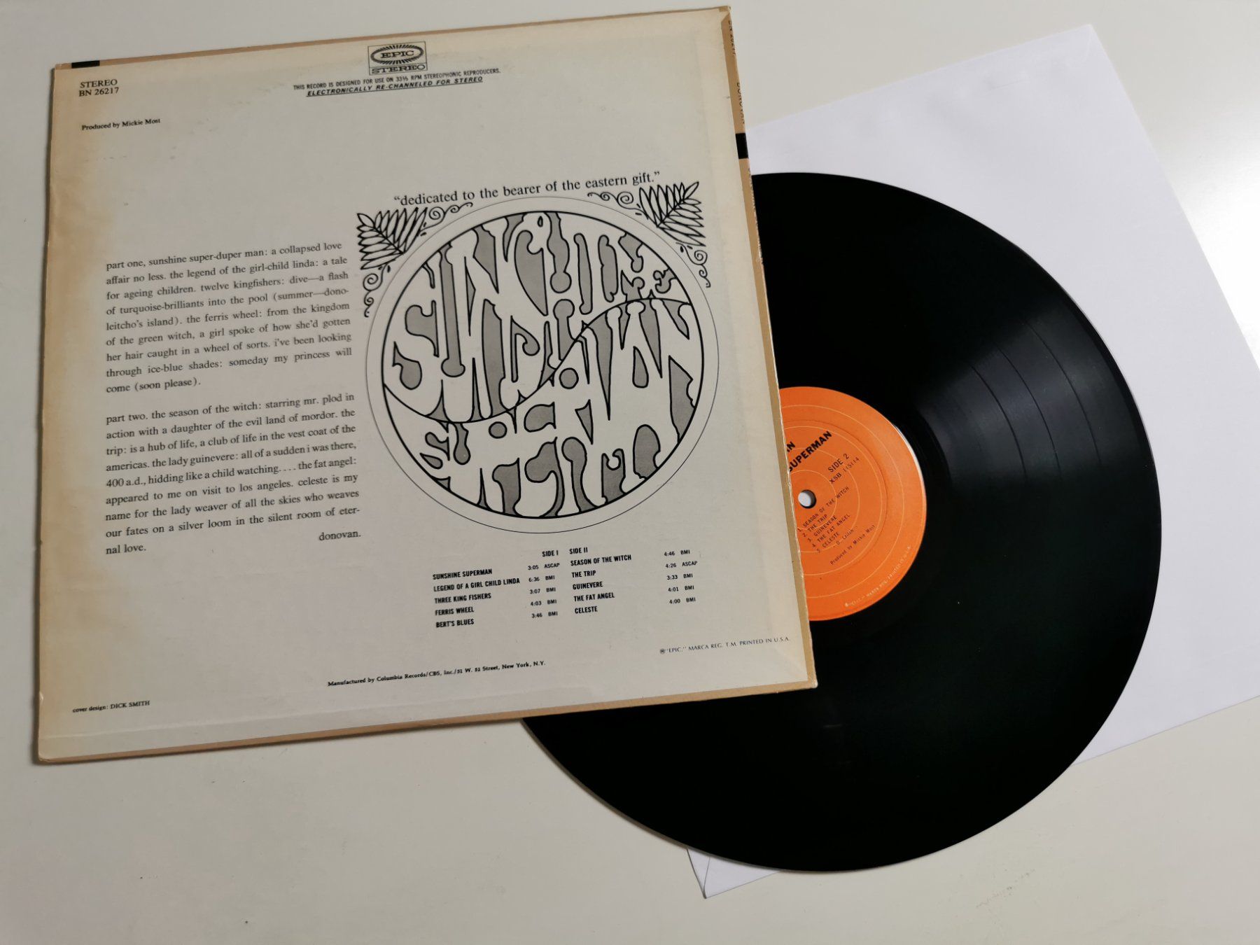 Dischi in vinile: Donovan - Sunshine Superman – Usato da Grafenried venduto da Jukebox70 1