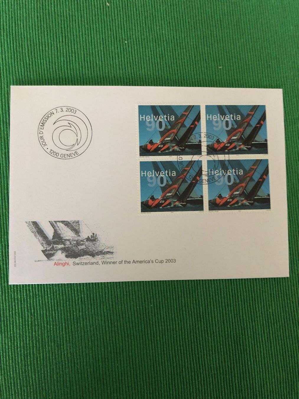 Tutti i francobolli: 2003 Sondermarke Alinghi – Usato da Horw venduto da Luki49
