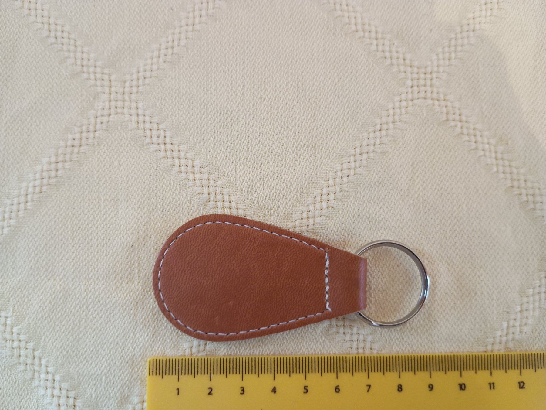 Portachiavi: Schlüsselanhänger SMILEY, Leder, ca. 9 cm – Nuovo (secondo la descrizione) da Buchs AG venduto da ReaNaTsch 1