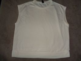Süsses Top / T-Shirt ärmellos Gr. S, Weiss Sommer ☀️ Top!