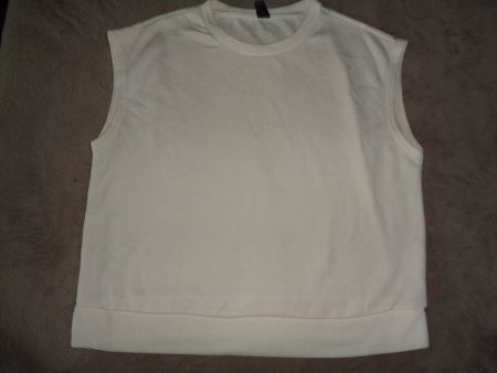 Süsses Top / T-Shirt ärmellos Gr. S, Weiss Sommer ☀️ Top!