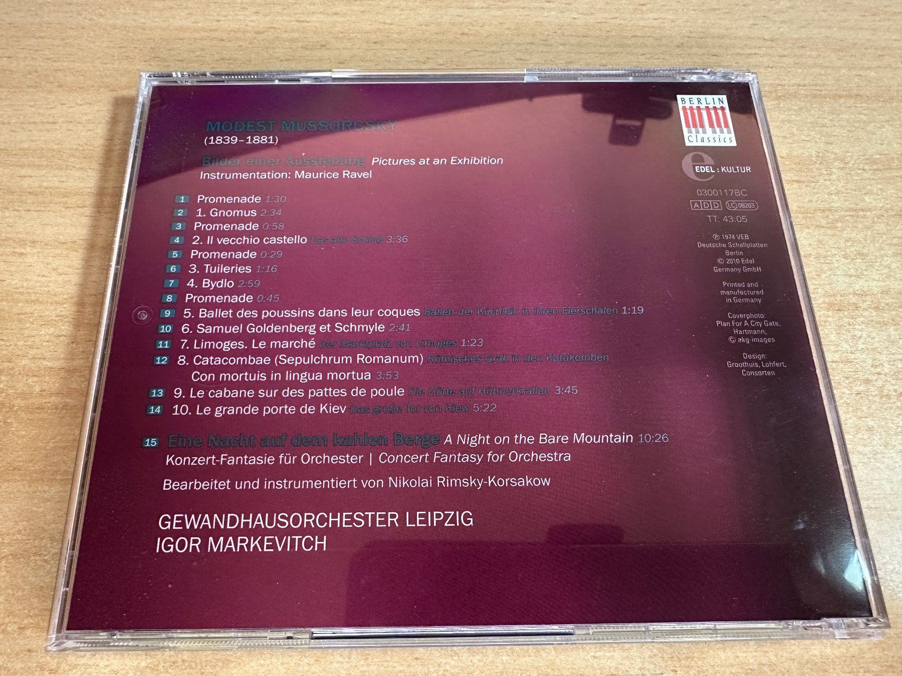 CD: K9 Modest Mussorgsky - Bilder einer Ausstellung – Usato da Rikon im Tösstal venduto da Alpenmutz 3