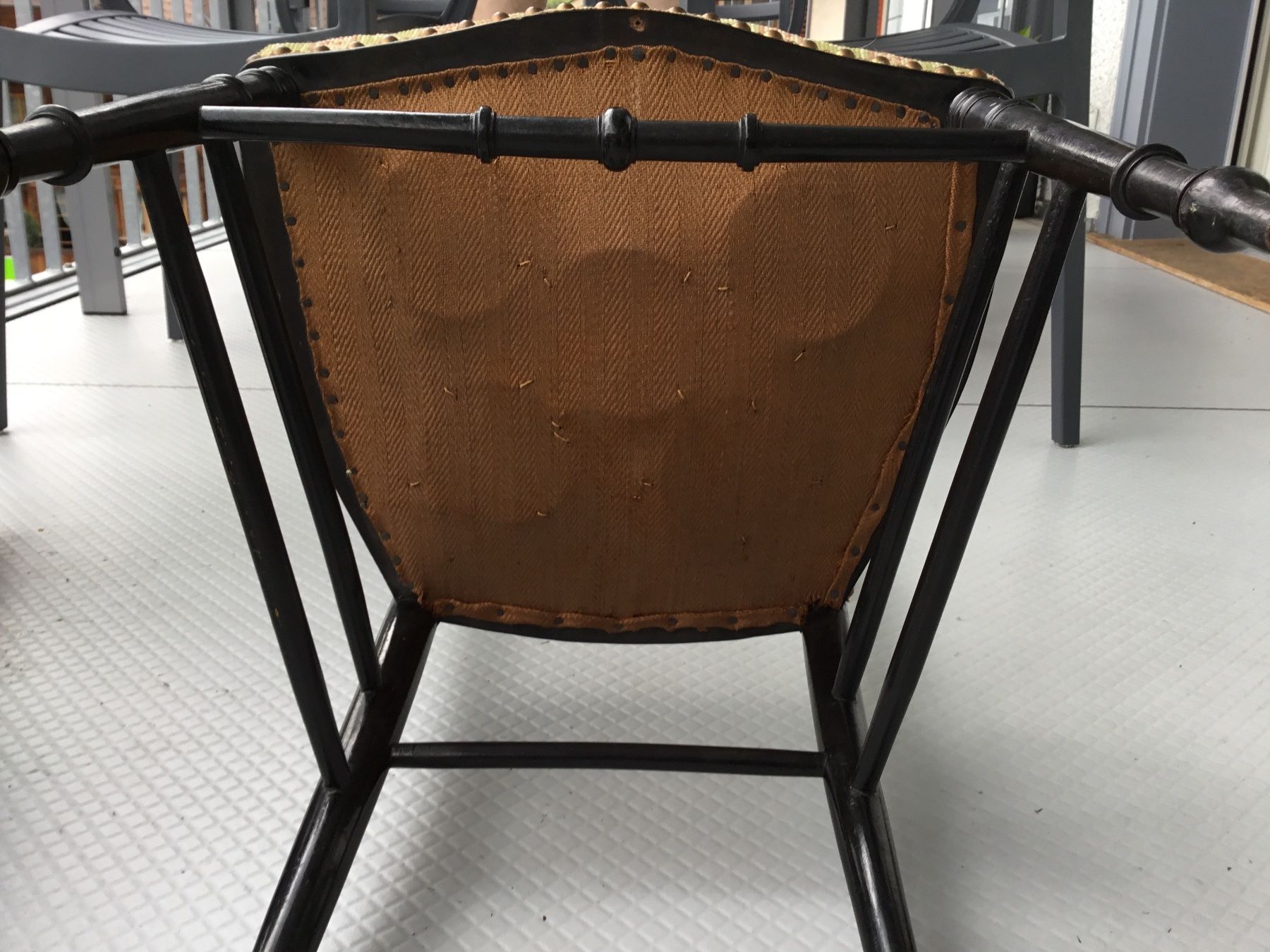 Chaises: Antiker Gobelin-Stuhl Empire-Stil – D'occasion à Erlenbach im Simmental par Sale-In-Crown 1