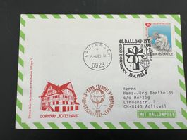 Ballonpost Österreich Brief 1983  Luxus  (V69)