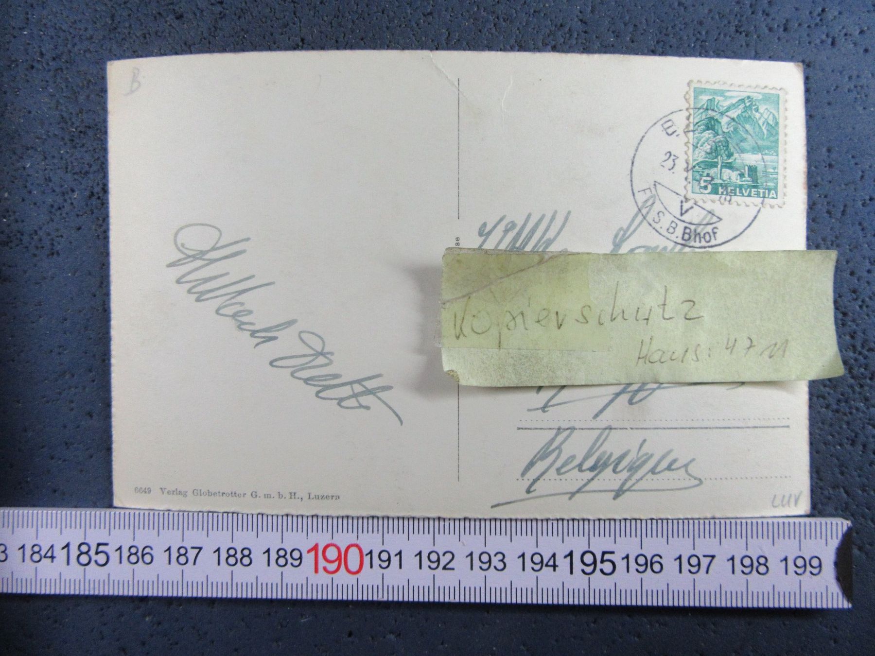 Cartoline postali: LUNGERN LU AK BESTOSSEN – Usato da Ettingen venduto da Hausi4711 1