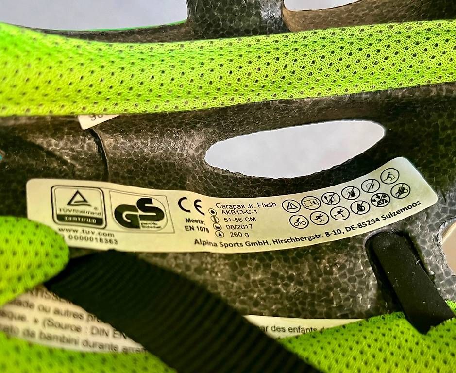 Caschi: Kinder-Velohelm "Alpina" – Usato da Bern venduto da DJLeo 4