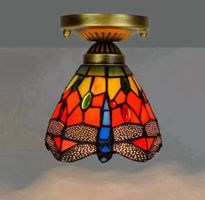 Plafonnier  style Tiffany en vitrail salon, cuisine,chambre