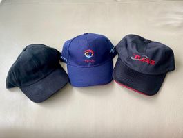 Caps / Mützen:  3 er Set - ADAC - TUAG - TOTAL  Neu