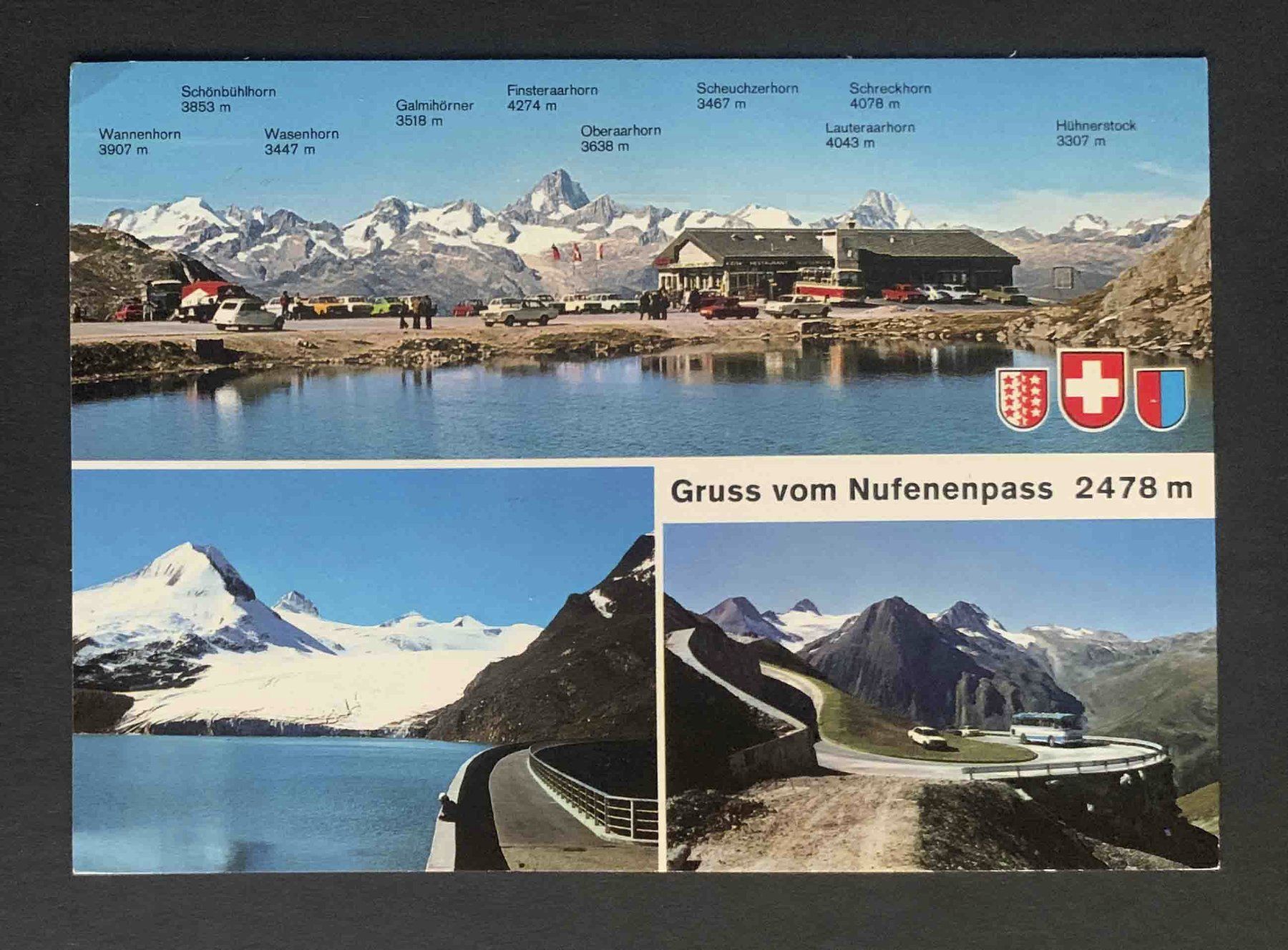 Ansichtskarten: AK Nufenenpass Wallis Tessin – Gebraucht aus Goldau von artelier1