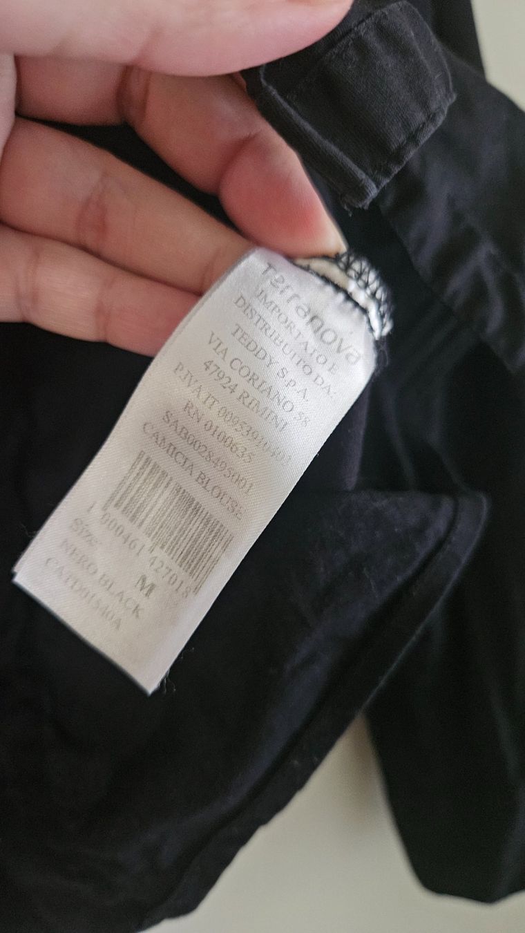 Blusen: Camicetta nera cotone tg.M Terranova – Gebraucht aus Melano von H-Sara 3