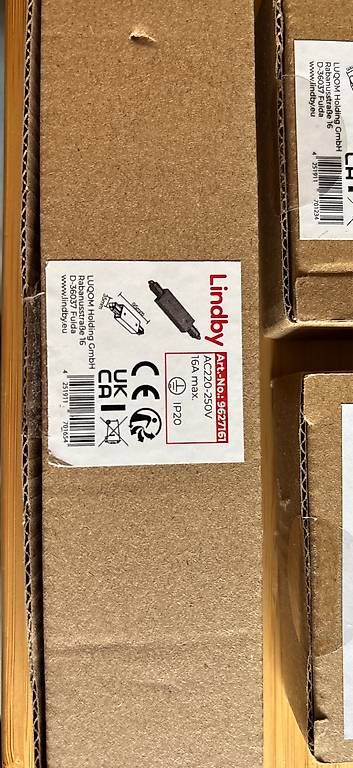 Kronleuchter & Deckenlampen: Lindby Zubehör 1-Phasen Stromschiene – Gebraucht aus Oberengstringen von spifr 3
