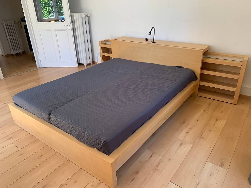 Ikea Letti: Lit série Malm en bouleau – Usato da Le Locle venduto da fdonze 2
