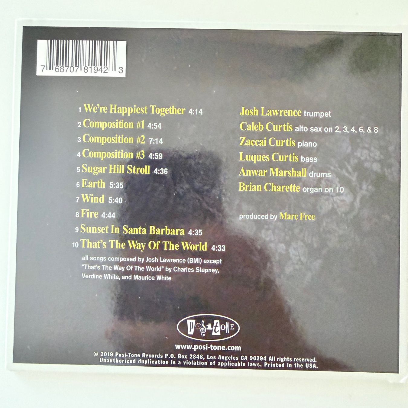 CDs: Josh Lawrence - Triptych (CD Posi-Tone) Curtis – Gebraucht aus Zug von Mirare9 3